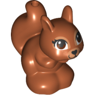 Animal, Squirrel with Brown Eyes, Black Nose with Heart