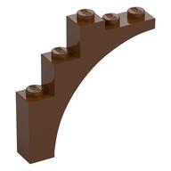 Brick Arch 1 x 5 x 4 [Continuous Bow, Raised Underside Cross Supports]