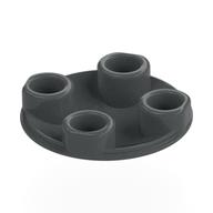 Plate Round 2 x 2 with Rounded Bottom [Boat Stud]