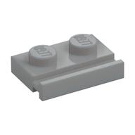 Plate Special 1 x 2 with Door Rail