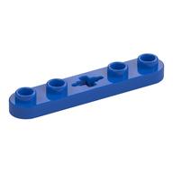 Technic Plate 1 x 5 with Smooth Ends, 4 Studs and Centre Axle Hole