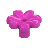Plant, Flower, Minifig Accessory with 7 Thick Petals and Pin