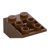 Brick Sloped Inverted 33° 3 x 2, Connections between Studs, Ovoid Bottom Pin