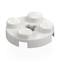 Plate Round 2 x 2 with Axle Hole Type 1 (+ Opening)