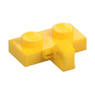 Hinge Plate 1 x 2 Locking with 1 Finger on Side, with Groove