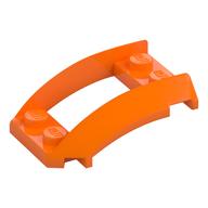 Wheel Arch, Curved Wedge 4 x 3 with 2 x 2 Opening and 4 Studs