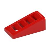 Brick Sloped 18° 2 x 1 x 2/3 with 4 Slots / Grate