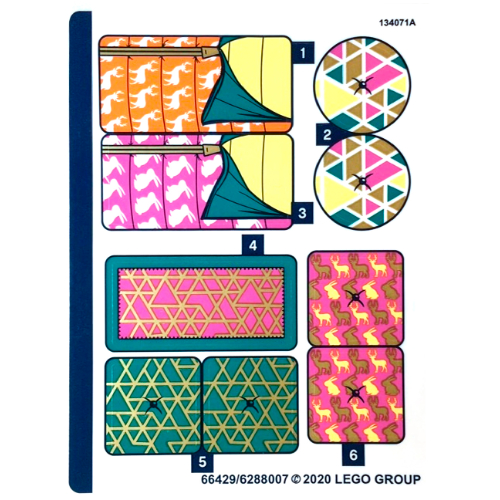 Sticker Sheet for Set 41392-1