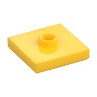 Plate Special 2 x 2 with Groove and Center Stud (Jumper)