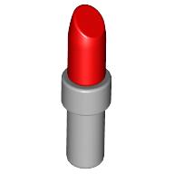 Lipstick with Light Bluish Gray Handle