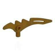 Weapon Scythe / Crescent Blade Serrated with Bar