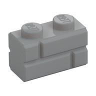 Brick Special 1 x 2 with Masonry Brick Profile